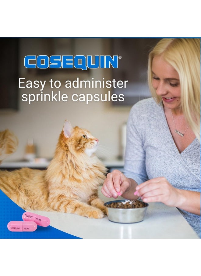 Nutramax Laboratories Nutramax Cosequin for Cats Joint Health Supplement, Contains Glucosamine for Cats, Plus Chondroitin and Boswellia, Supports Healthy Joints, For All Breeds and Sizes, Sprinkle Capsules, 60 Count  - Image 3