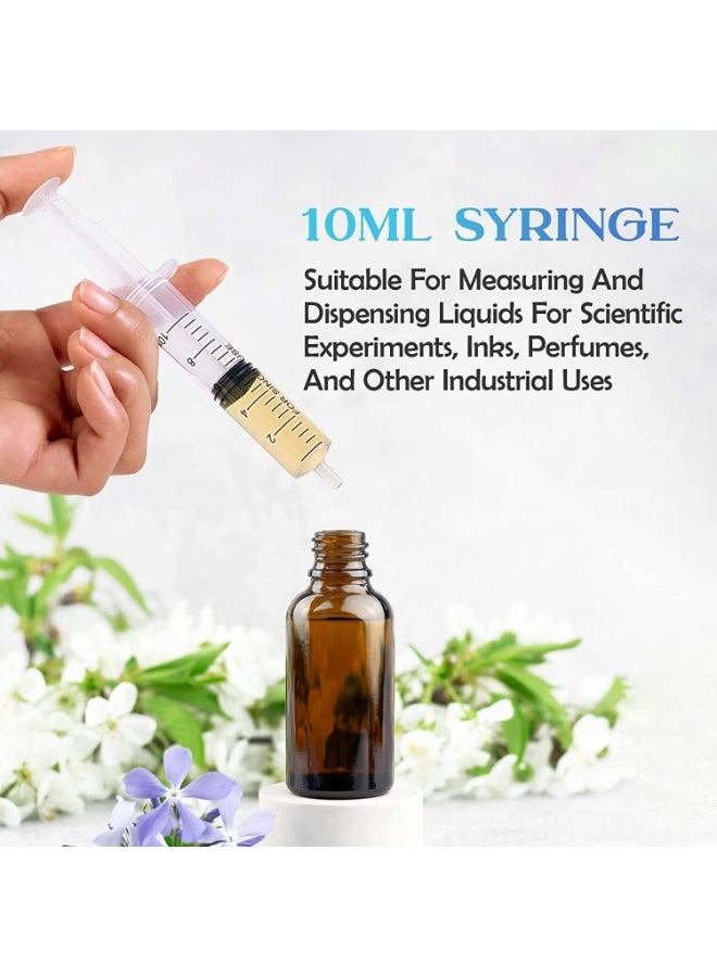 30 Pcs 10ml Plastic Syringes With Tip Cap - No Needle, Accurate Measurement for Scientific Labs, Feeding Pets, Refilling - Image 5