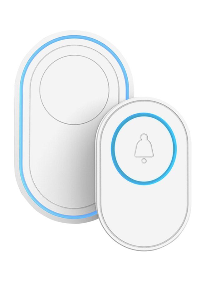NIBEMINENT Wireless Smart Doorbell Kit White/Blue 68x43x17mm - Image 1