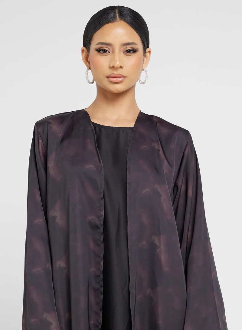 Khizana Printed Abaya