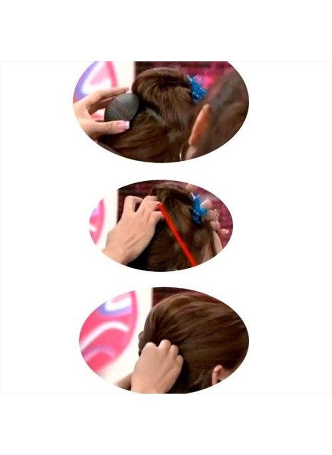 Dorisue - Volume Styling Bang Hair Lift hair Tool Bump Up Insert Tool Hair Clip Comb 2 pc Black and Brown - Image 1