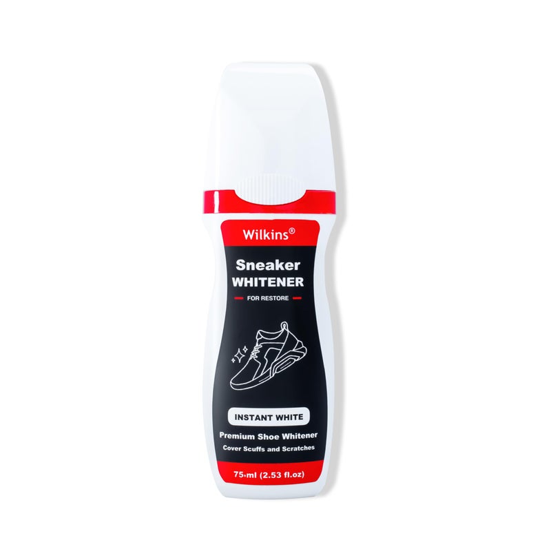 Wilkins Sneaker Whitener for Shoes - Restore Whiteness on Canvas, Leather, Foam and rubber (2.53 fl oz) - Image 1