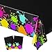 Blue Orchards Glow Party Table Covers Pack of 2 54x108 XL Glow Birthday Party Supplies Art Party Decorations Glow in The Dark Decorations Neon Table Cloths Glow in The Dark Tableware - Image 3