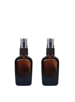 Devinez (Pack of 2 Multipurpose Refillable Amber Square Shape Glass Bottle, 15 ml with Black Spray Pump for Cosmetics, Serum, Essential Oils, Blends, Skin Care, Travel, Toners & DIY - pzsku/ZFC26EF8646FFF10E3BEDZ/45/_/1738306123/f78a7a9a-2659-4125-a218-7f8be8fe0d30