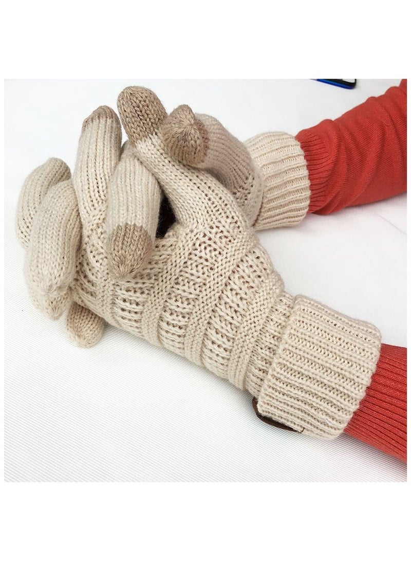 Solid Knit Gloves