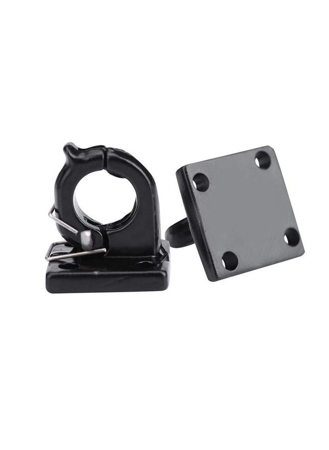 Dilwe - Rc Car Trailer Buckle 2 Pcs Simulation Trailer Tow Lock Shackle Bracket Set For Axial Scx10 Cc01 D90 D110 Tf2 Rc Car - Image 1