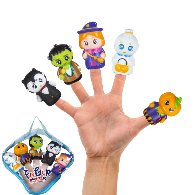 WAHXIAOSW Finger Puppets for Kids Tiny Hands Toys Halloween Party Favors for Age 36 Girls Boys - Image 4
