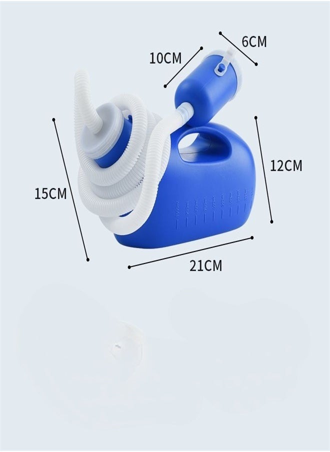 Generic - Urinal for Elderly Children Nighttime Portable Urinal Bedside Urine Pot Elderly Care Urinal Men's Potty Pee Bottle Male Urinal Collector for Hospital Camping Car Travel Toilet Urinal - Image 1