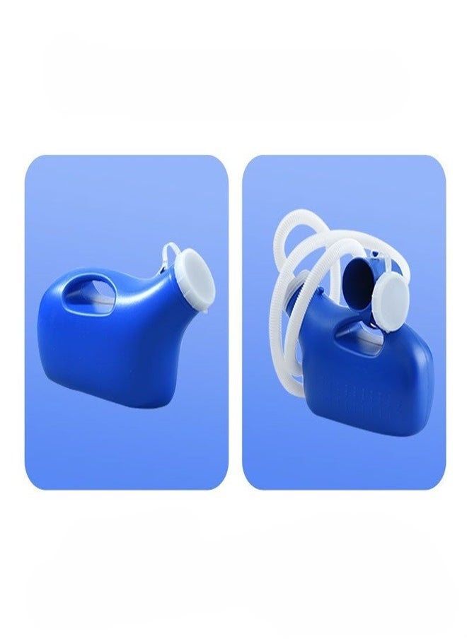 Generic - Urinal for Elderly Children Nighttime Portable Urinal Bedside Urine Pot Elderly Care Urinal Men's Potty Pee Bottle Male Urinal Collector for Hospital Camping Car Travel Toilet Urinal - Image 1