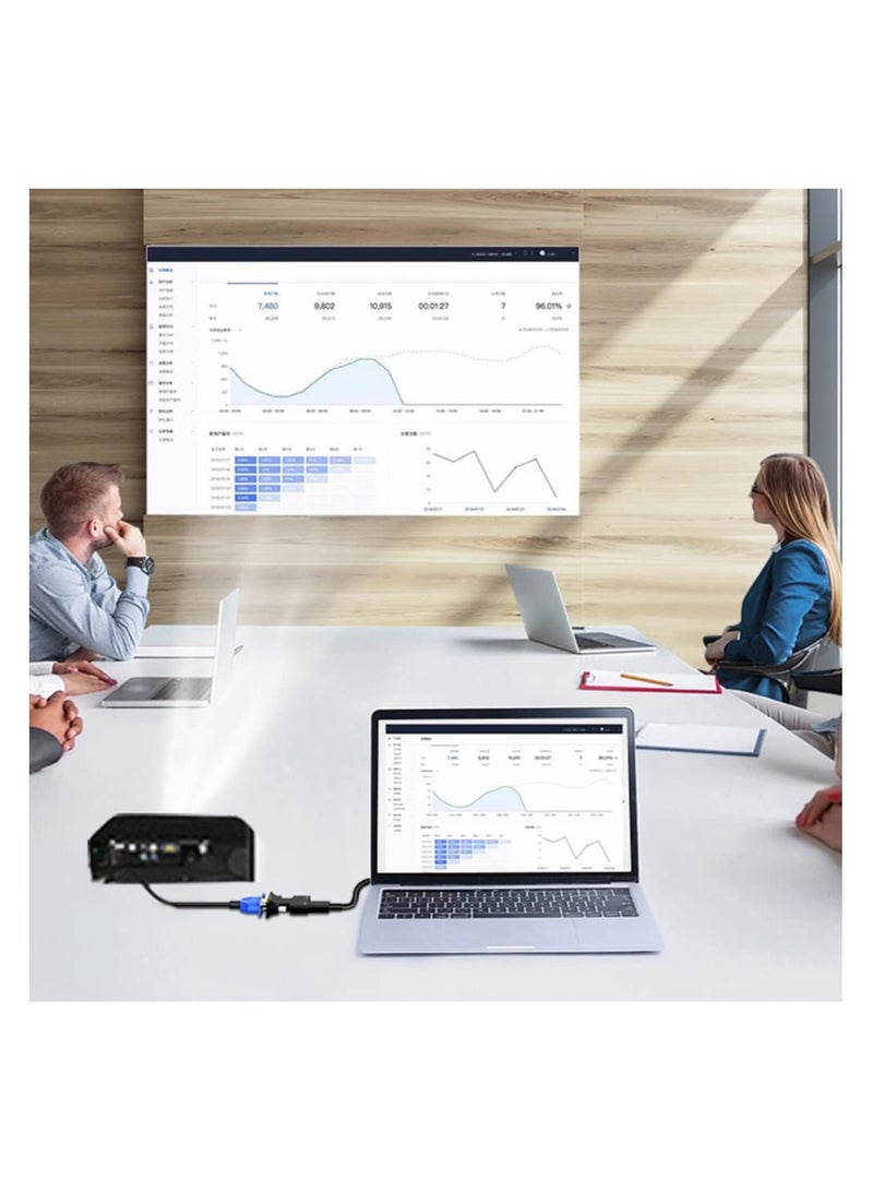 محول اتش دي إلى فيجا مع كابل – يدعم 1080p / 60Hz – أنثى إلى ذكر – متوافق مع اللابتوب، الشاشات، أجهزة العرض والتلفزيون – ألوان متعددة - Image 5