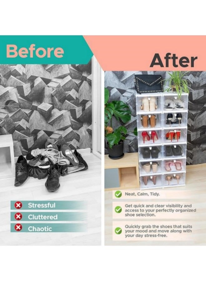 جيجيرو صندوق تخزين منظم الأحذية 3 طبقات - Image 3