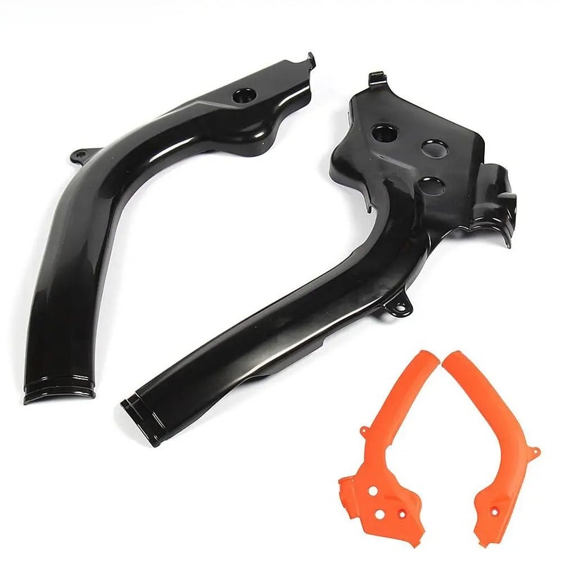 Black X-Grip Frame Protector Cover Compatible With KTM SX-F XC-F 2016-2018 EXC-F 2017-2019 EXC TPI 2018-2019 And TC TX TE FC FE FX 2016-2018 TE250I 300I 2018-2019 - Image 3