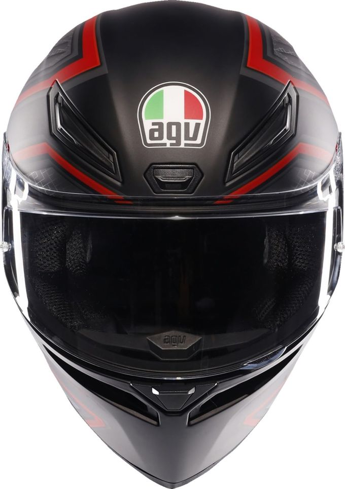 AGV K1 S Sling Helmet Large Matte Black/Red - Image 3