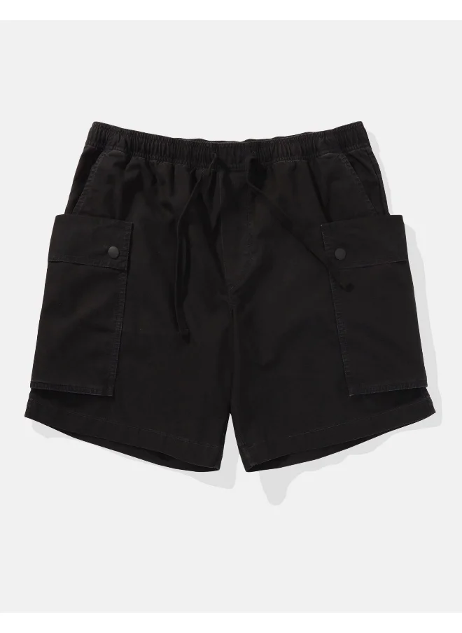 امريكان ايجل Linen Blend Cargo Shorts