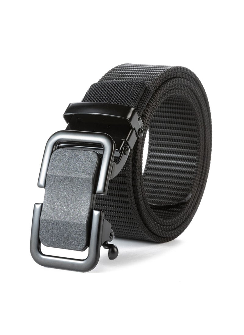 SYOSI Mens Tactical Belt, 4-Pack Elastic Golf Belts for Men, Elastic Stretch Belts Nylon Casual Belt for Jeans Adjustable Web Belt  - Image 2