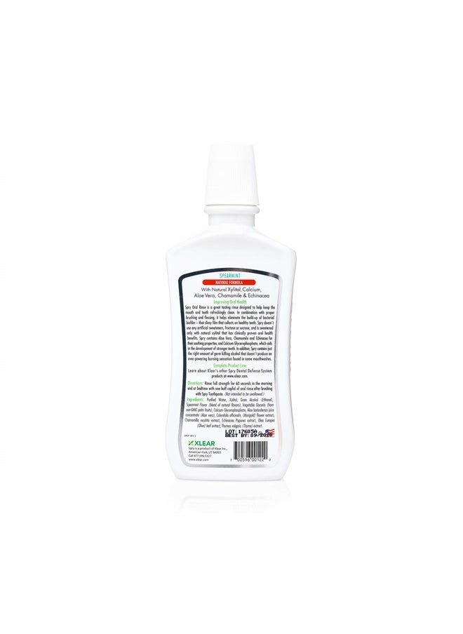 Spry Xylitol Oral Rinse, Spearmint - 16 fl oz (Pack of 2)  - Image 3