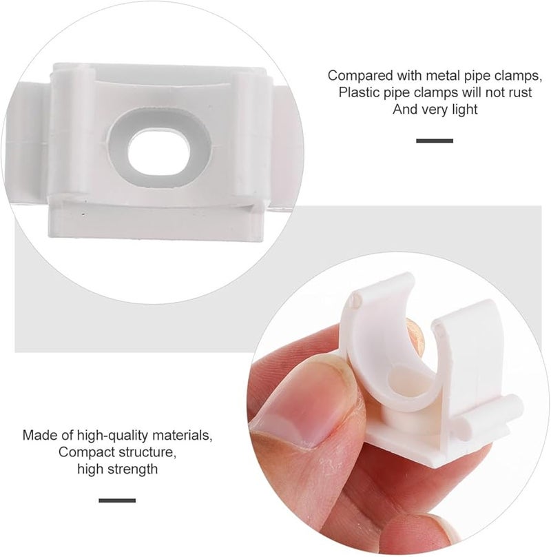 VALICLUD U Shaped Tube Holder Mounting Clamps Corrosion Resistant for Plumbing Cable Gas and Water Fittings - Image 4