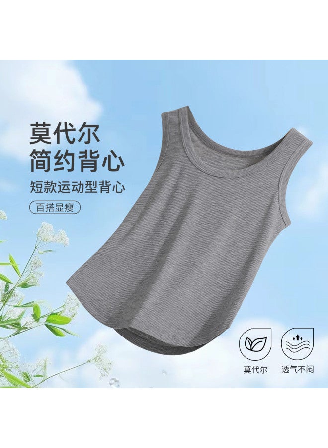 Red Bean Women'S Camisole Top, Modal Fabric, Skin-Friendly And Breathable, Slimming Innerwear That Can Be Worn Alone Or Layered - Image 2