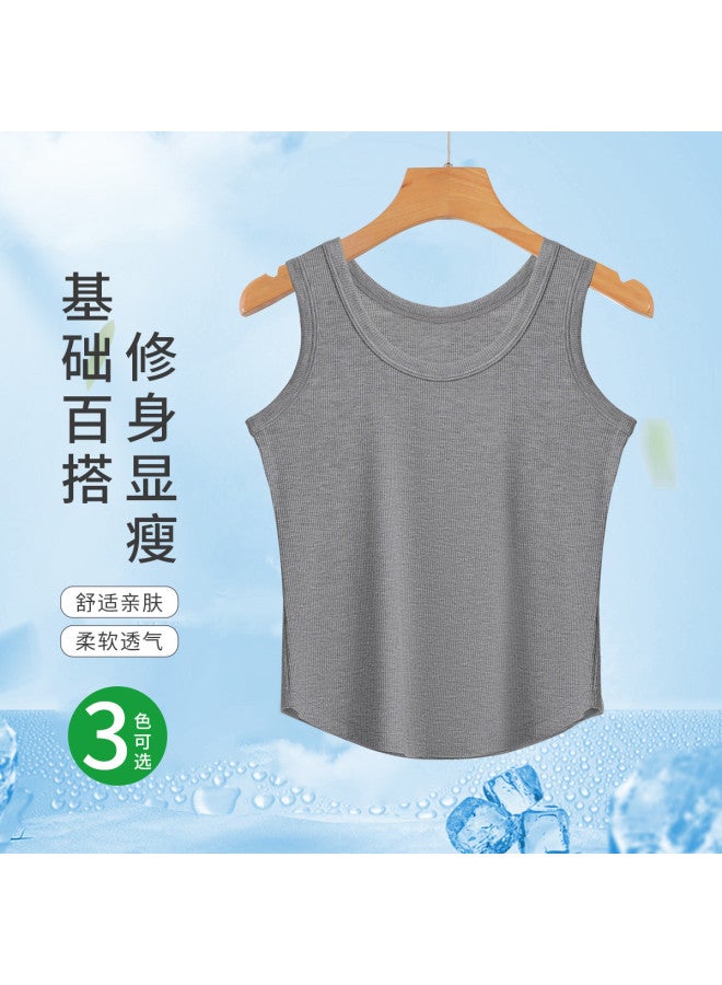 Red Bean Women'S Camisole Top, Modal Fabric, Skin-Friendly And Breathable, Slimming Innerwear That Can Be Worn Alone Or Layered - Image 3