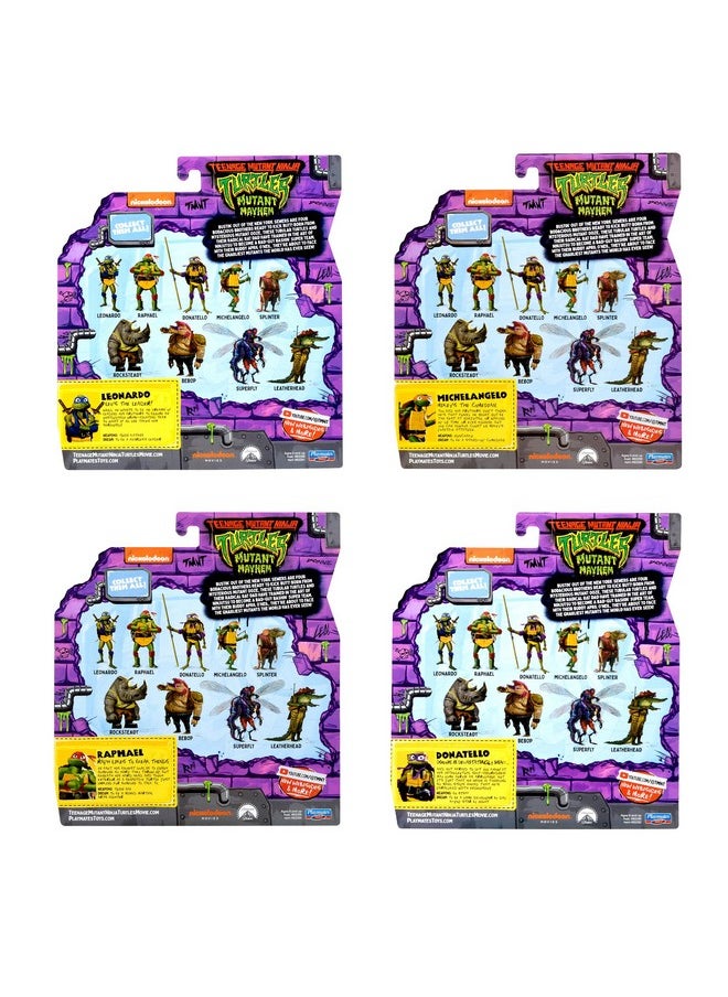 : Mutant Mayhem Basic Figure Turtle 4-Pack Bundle By Playmates Toys - pzsku/ZFC2768EA9FBBB4228B97Z/45/_/1733729824/139a29ce-1259-401d-946f-80fff1b67491