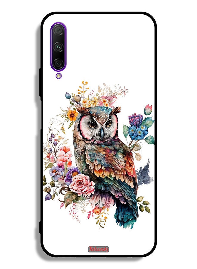 Tolwak Honor 9X Pro Protective Case Cover Owl Abstract Art - Image 2