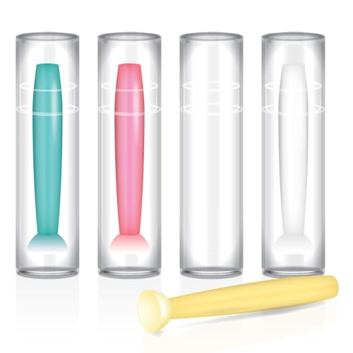 JB White 4X Contact Lens Remover, Sucker for Hard Contact Lenses, RGP and Ortho-k Lenses, Set of 4 pcs Suckers, Lens Tool, Suction Holder (Only Suitable for Hard Contact Lenses), Multicolored - Image 1