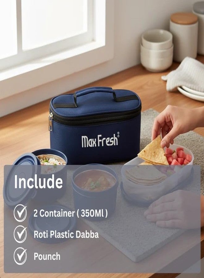 Maxfresh Mealix 3Pcs Lunch Box with Pouch Bag for School and Office - Image 5