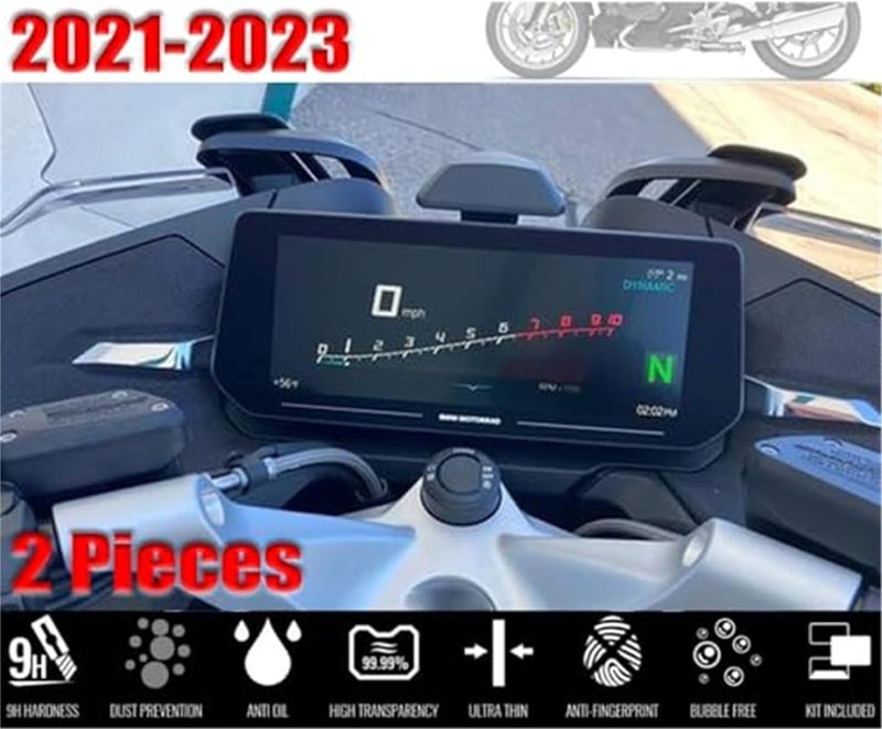 QASULER Motorcycle Screen Protector - Image 5