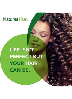 Nature's Plus Naturesplus Ultra Hair Sustained Release 60 Vegetarian Tablets Natural Hair Growth Supplement For Men & Women Longer Thicker Hair Glutenfree 30 Servings  - Image 5