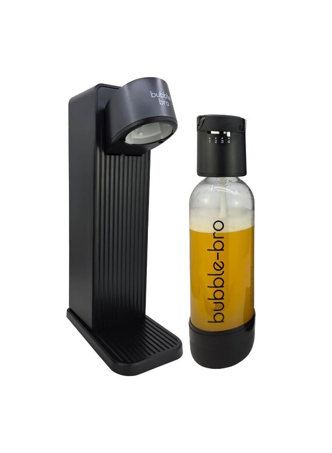 bubble-bro Versa Soda Maker Starter Kit - with 60L CO2 Cylinder (Black) - carbonate any drink - Image 2