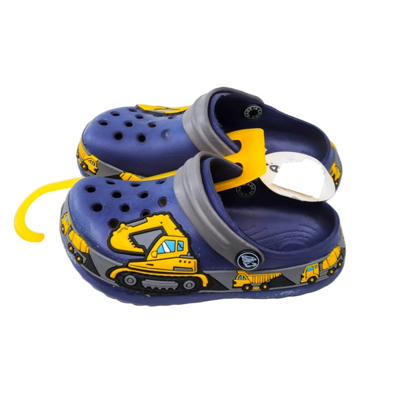 Excavator Truck Crocs Slipper for Kids Size 26 - 2648 - Image 2