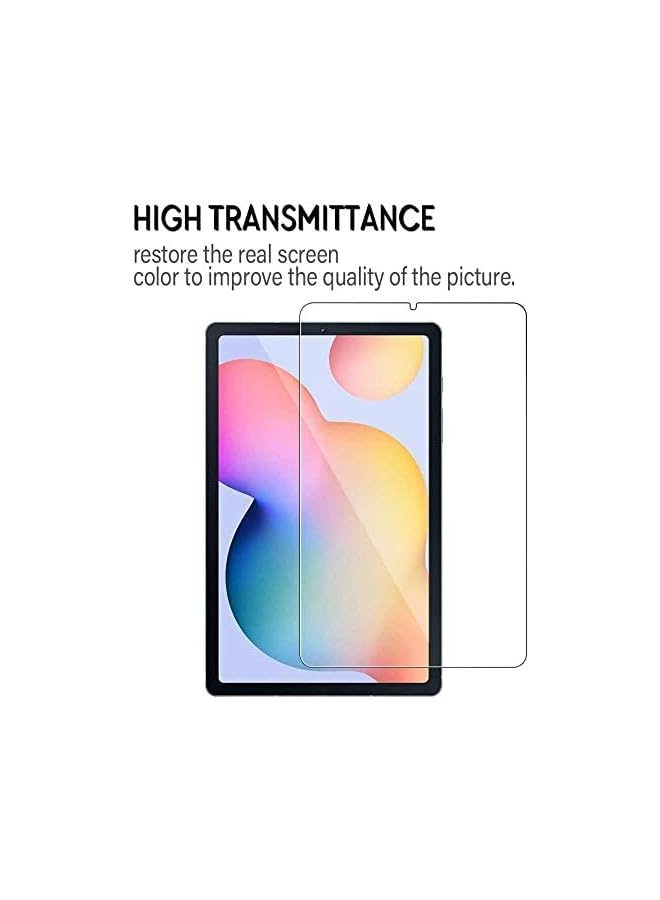 AWH حماية شاشة AWH عبوة 2 متوافقة مع سامسونج جالاكسي تاب S6 لايت (SM-P610 / SM-P615)، زجاج مقسى بحواف دائرية 2.5D بصلابة 9H لجهاز سامسونج جالاكسي تاب S6 لايت 10.4 بوصة، (عبوتان) - Image 3