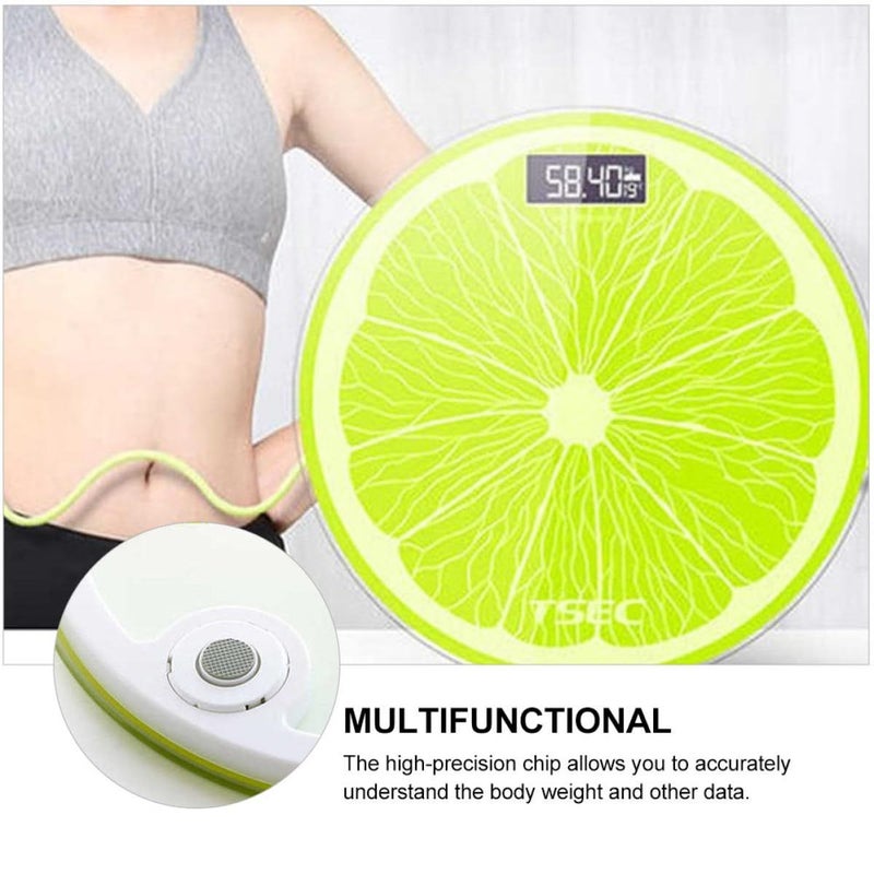 Lemon Design Digital Body Weight Scale 28x28cm Precise Electronic Fitness Health Monitor - Image 4