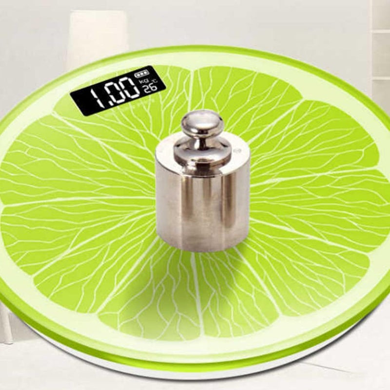 Lemon Design Digital Body Weight Scale 28x28cm Precise Electronic Fitness Health Monitor - Image 2