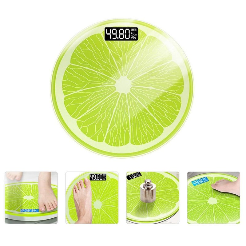 Lemon Design Digital Body Weight Scale 28x28cm Precise Electronic Fitness Health Monitor - Image 5