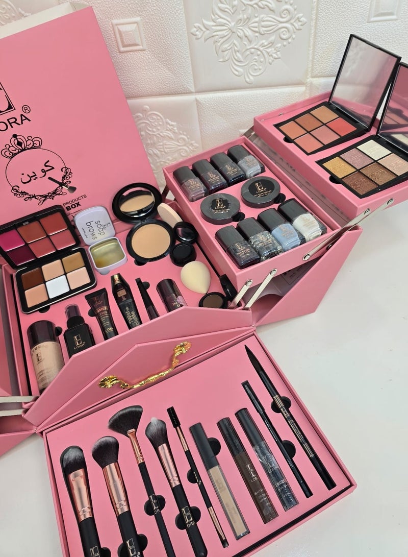 Lora All Cosmetics Products In One Box Makeup BOX - Image 4