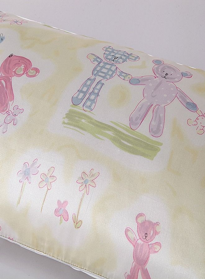 Lisesilk 2 Picec 6A Grade 22 Momme 100% Mulberry Silk Baby Silk Pillowcase 30*50 cm Yellow - Image 4