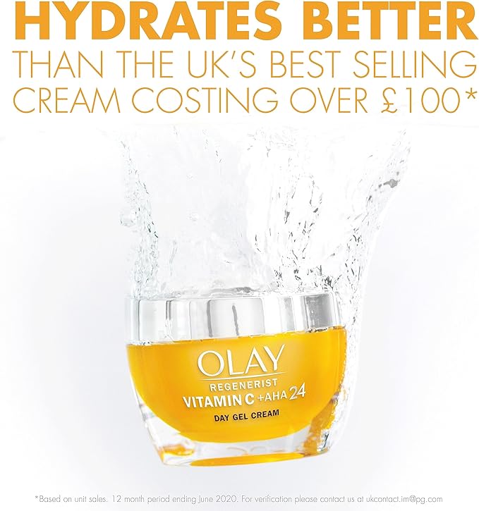 Olay Vitamin C AHA24 Day Gel Face Cream For Bright And Even Tone 50ml - Image 3
