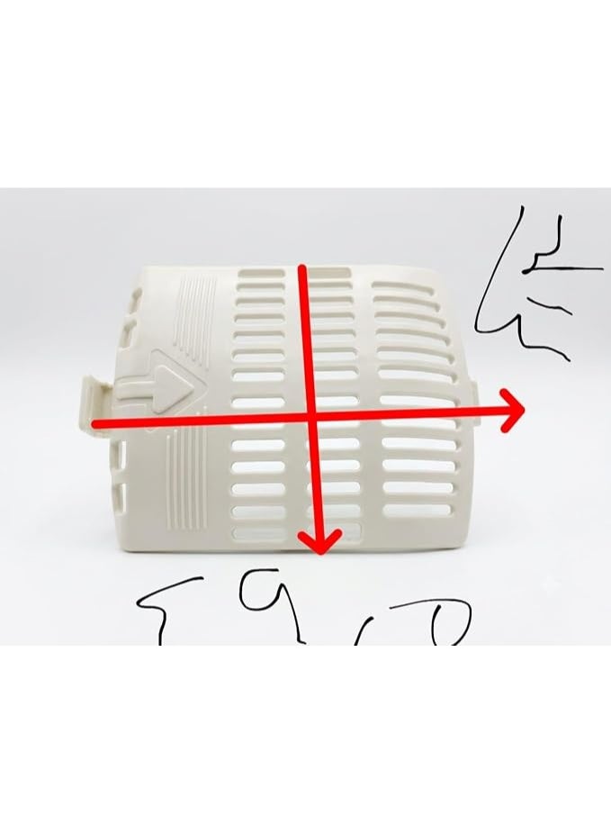 Imported 2-piece washing machine filter set, compatible with Universal 10kg semi-automatic washing machines. - Image 4