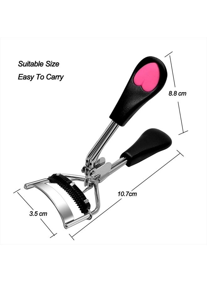Pinkiou Eyelash Curler With Brush Mascara Muffle False Eyelashes Accessory Best Professional Tool for Lashes Curls Without for Daily Makeup - Image 5