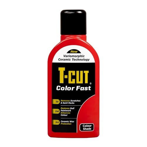 T-Cut Light Red Scratch Remover Color Fast Paintwork Restorer Car Polish, 13 Colors Available, 17 Fl Oz - Image 1