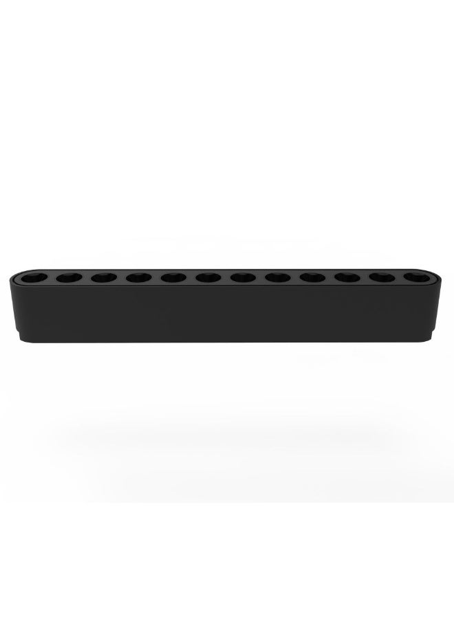 DANUBE HOME Milano Magnetic Track Cob Module Light 12W Indoor Lighting Fixture With 2700-6000K Color Temperature Durable Alluminium Built - Black Finish Ceiling Lights For Home & Office - 22.23X2.5X3.15Cm 