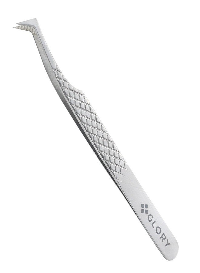 Glory Axe Tips Volume Boot Tweezer, Professional Lash Tweezers for Volume Eyelash Extensions, Stainless Steel Tool for Lash Artists and Professionals - Image 2