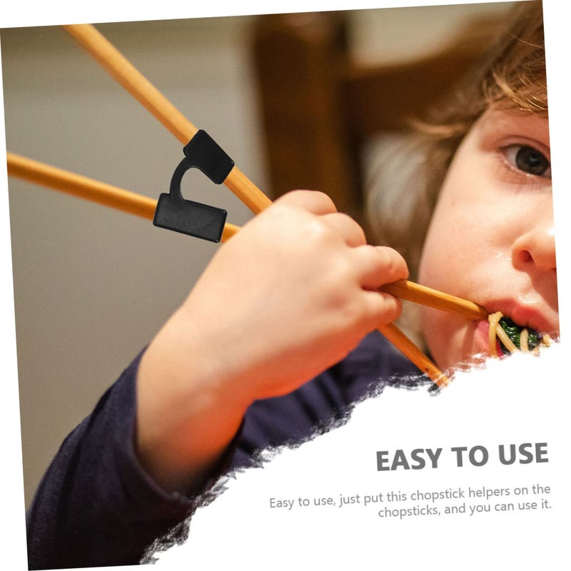 Chopstick Training Clips 10 Pack Plastic Helper For Beginners Kids Family Meals - Image 4