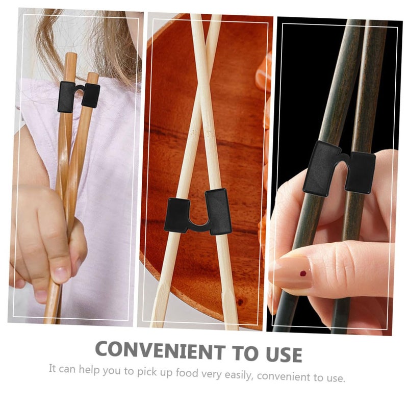 Chopstick Training Clips 10 Pack Plastic Helper For Beginners Kids Family Meals - Image 5