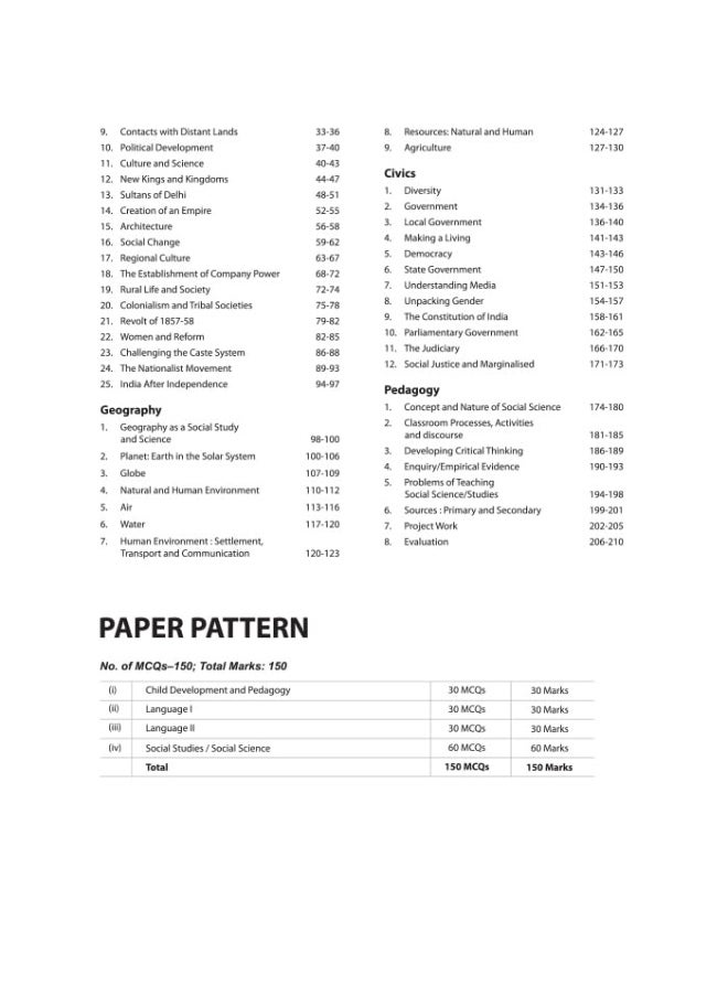 Arihant PSTET Punjab State Teacher Eligibility Test Paper 2 for Class (6-8) Social Studies/ Social Science Guide  - Image 4