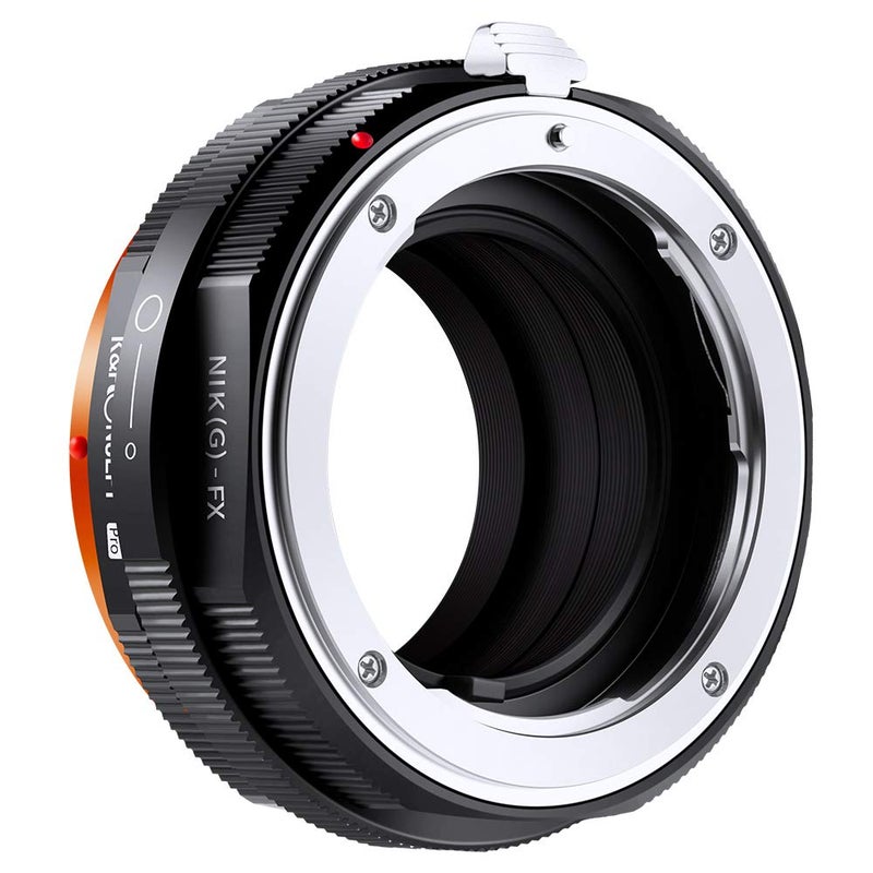 K&F Concept Lens Mount Adapter Compatible with Nikon G/F/AI/AIS/D/AF-S Mount Lens to Fujifilm Fuji X-Series X FX Mount Cameras with Matting Varnish Design for Fuji XT2 XT20 XE3 XT1 X-T2 - Image 2