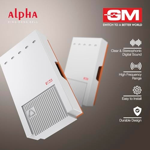 GM 4026 Musical Door Bell for Home | Wired Electric Door Chime | Melody Sound | Sleek White Design | Wall Mount Installation | 240V AC | Durable & Energy Efficient - Image 5