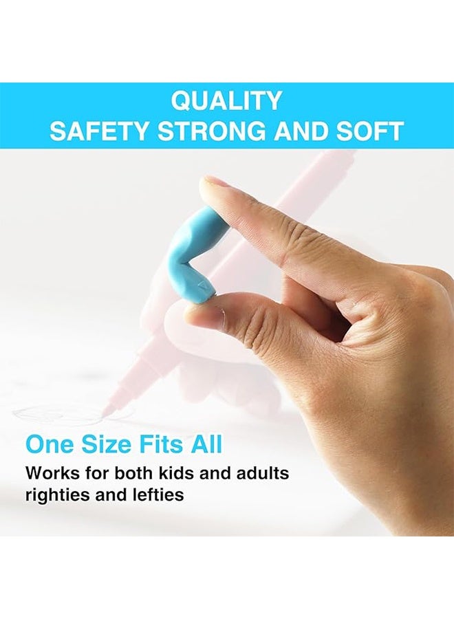 20PCS Pen Grips , Ergonomic Silicone Finger Cushion for Writing, Pencil Grippers - Image 3