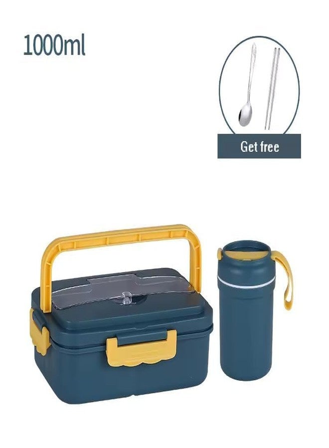 FAGVA 8 Lunch Box 1500 ML Microwave-Heated Lunch Container with Secure Lid use for Kids and Adults Lunch Box use for School, Office, Camping, Picnic Ideal for Keeping Food Fresh(1 pcs) - Image 2